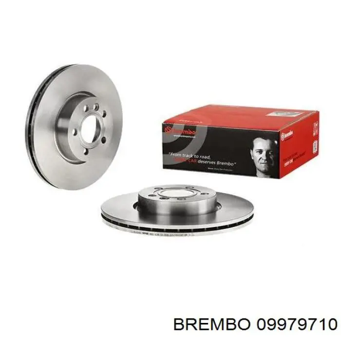 09979710 Brembo диск гальмівний передній