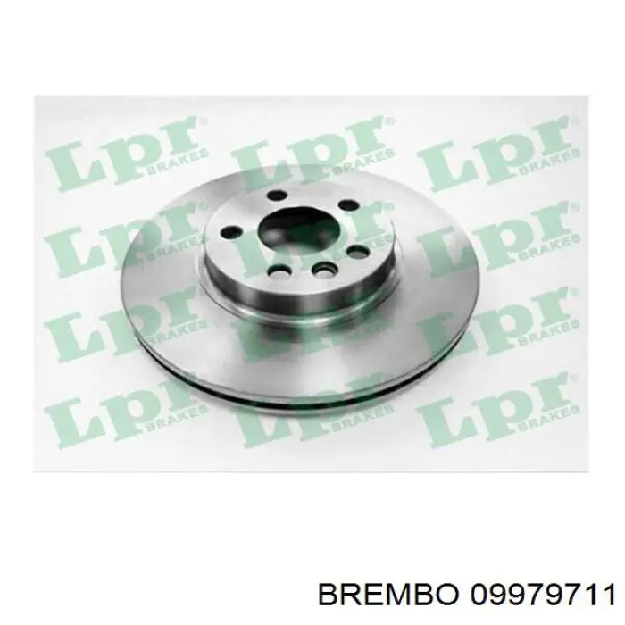 Диск гальмівний передній 09979711 Brembo