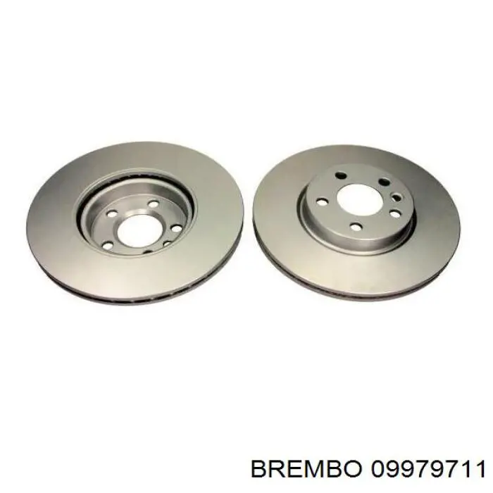 Диск гальмівний передній Brembo 09979711