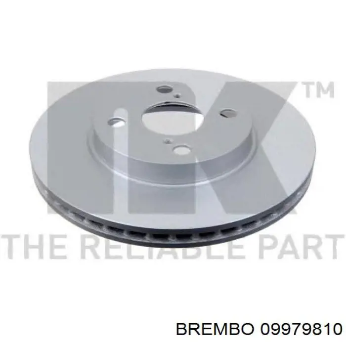 Диск переднього гальма Brembo 09979810 ціна, від 32.80 USD