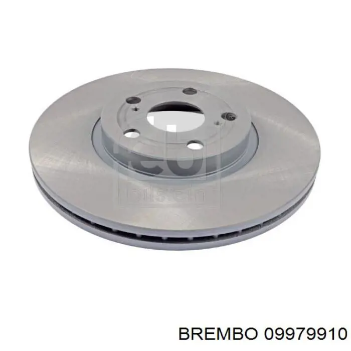 09979910 Brembo диск гальмівний передній