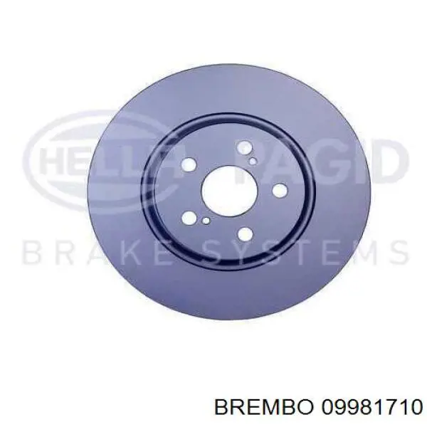 Купити 09981710 Brembo Ротор гальмівний