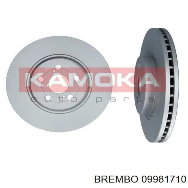 09981710 Brembo Гальмо дискове переднє