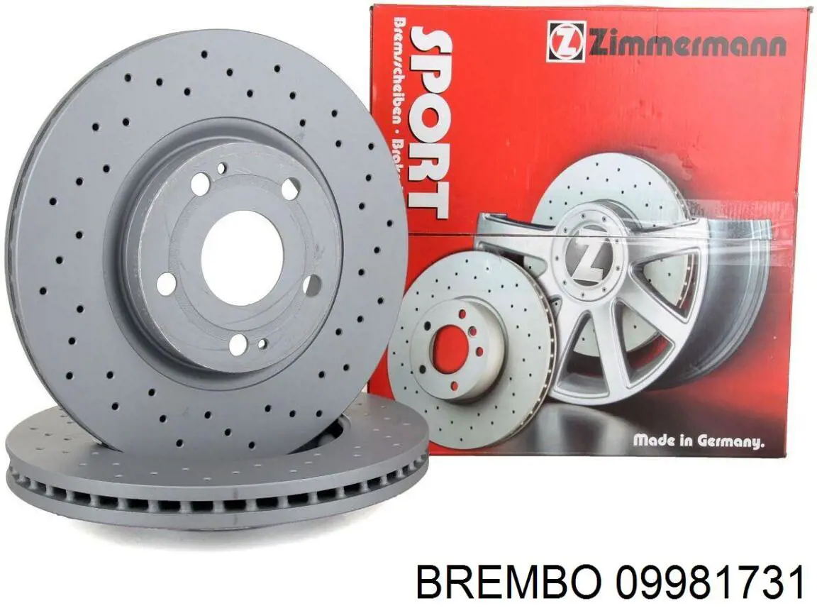 Гальмівні диски передні 09981731 Brembo
