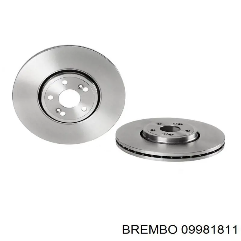 09981811 Brembo диск гальмівний передній