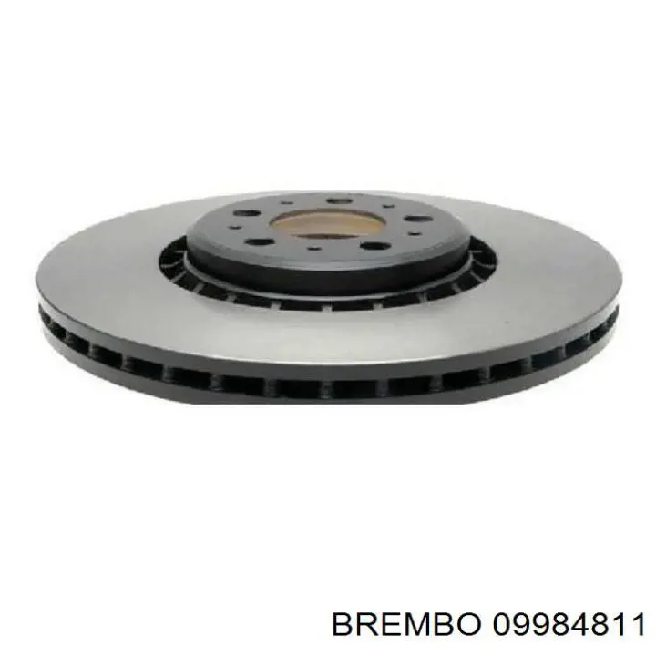 Диск переднього гальма Brembo 09984811 ціна, від 82.80 USD