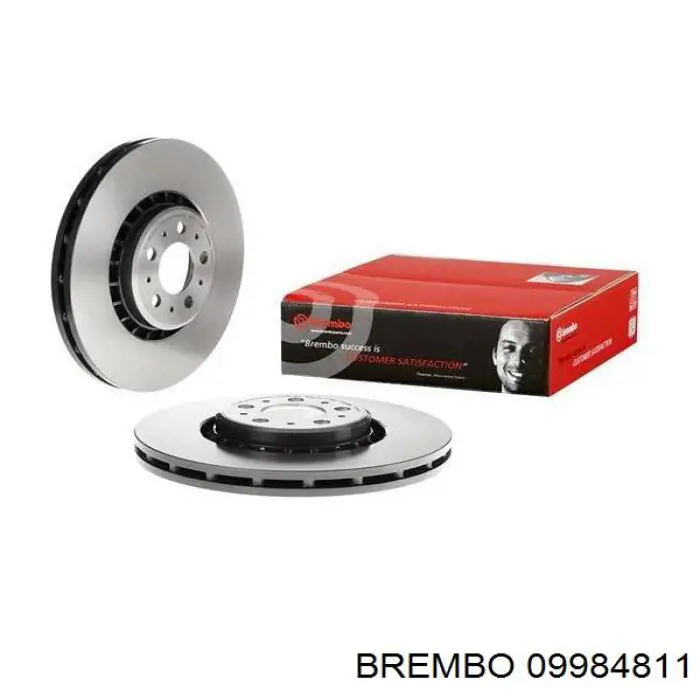 Диск гальмівний передній Brembo 09984811