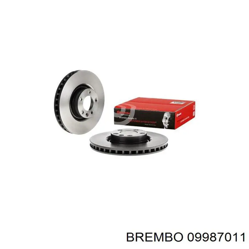 09987011 Brembo диск гальмівний передній