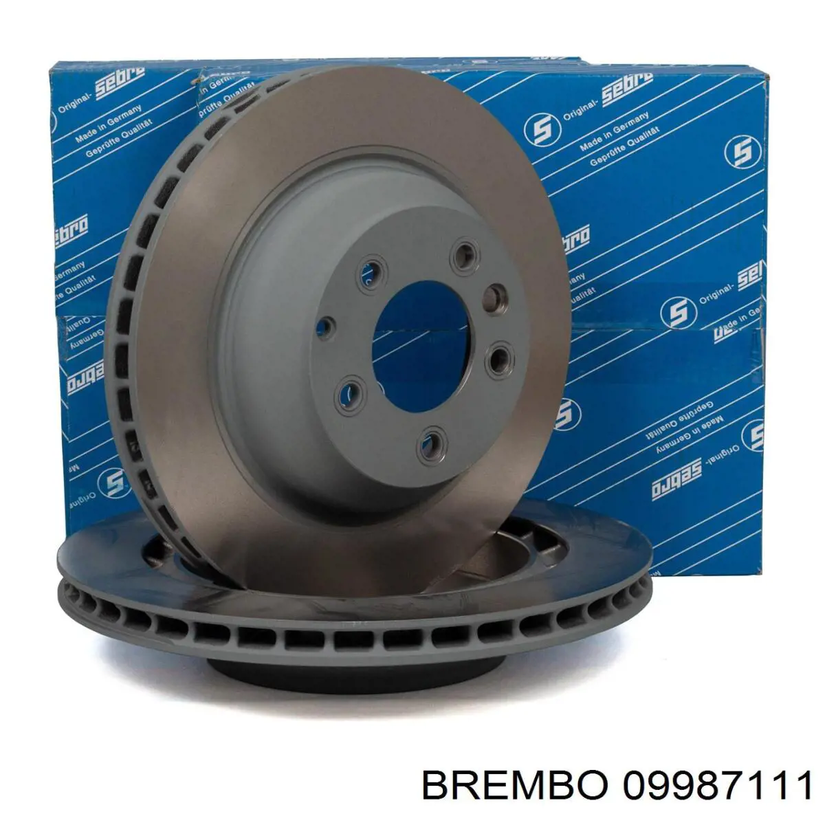 Купити 09987111 Brembo Диск заднього гальма