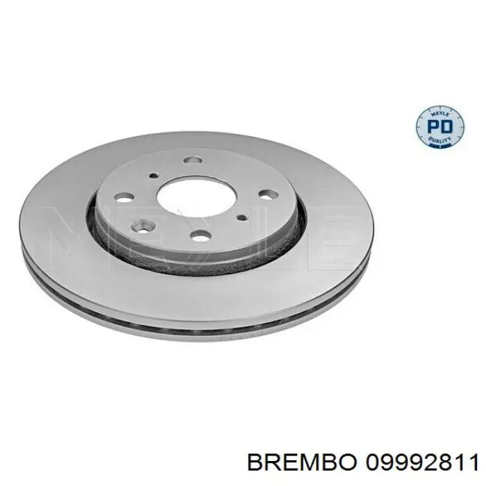 Купити 09992811 Brembo Ротор гальмівний