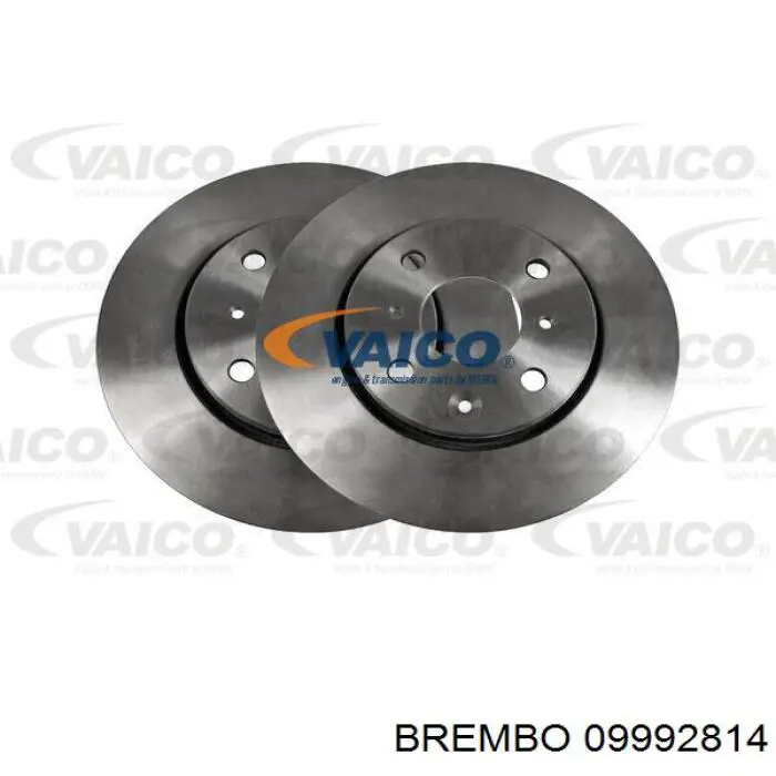 09992814 Brembo диск гальмівний передній