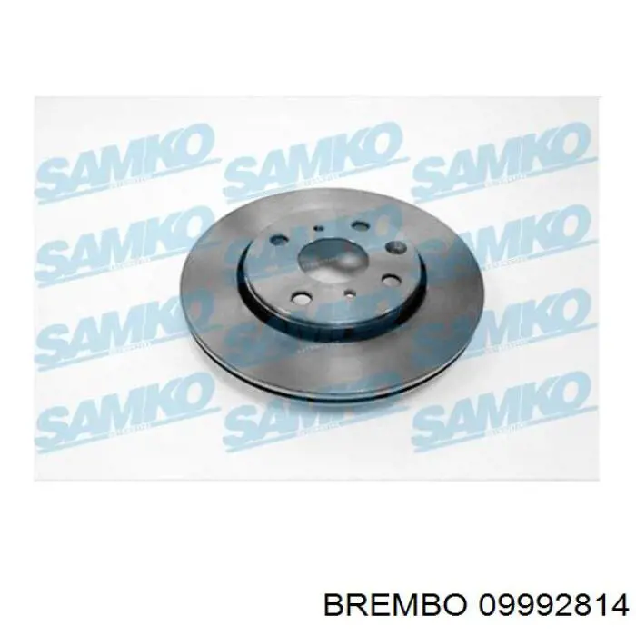 Диск переднього гальма Brembo 09992814 ціна, від 34.49 USD