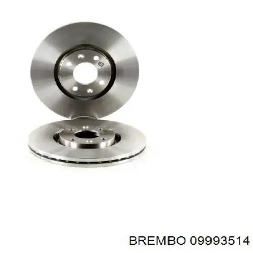 09993514 Brembo диск гальмівний передній