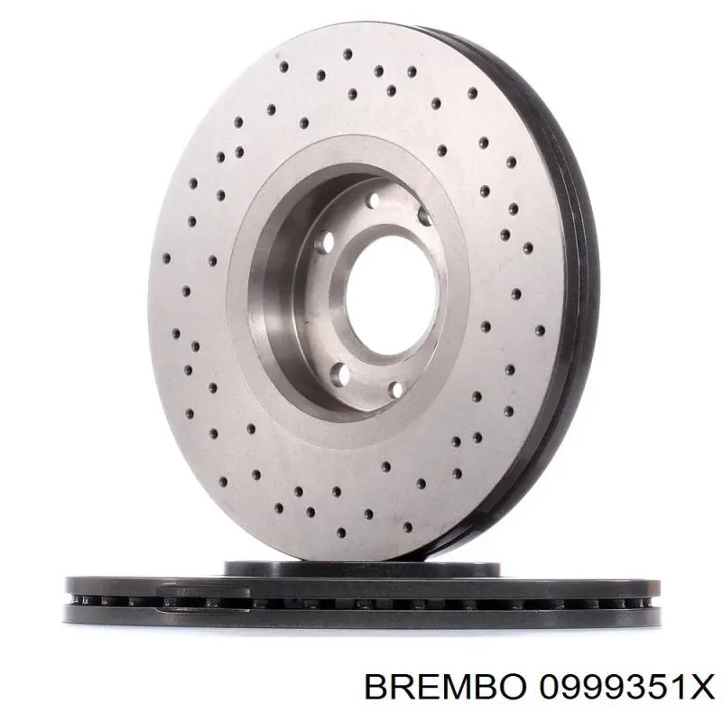 0999351X Brembo диск гальмівний передній