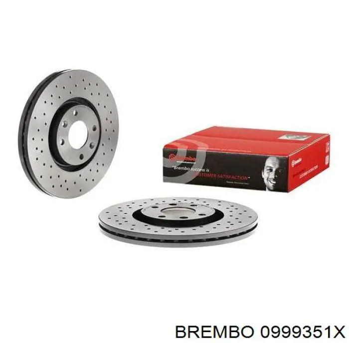 Купити 0999351X Brembo Ротор гальмівний