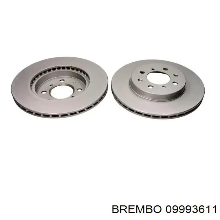 09993611 Brembo диск гальмівний передній