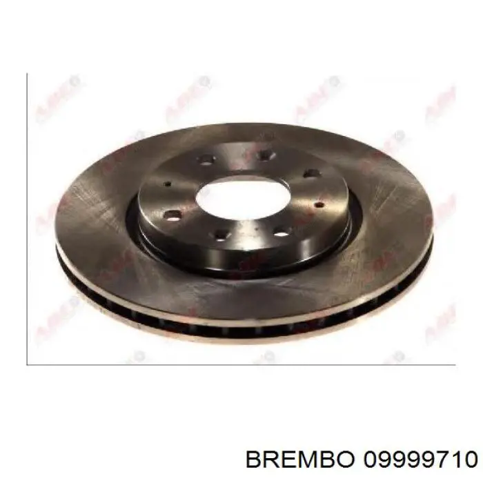 Купити 09999710 Brembo Ротор гальмівний