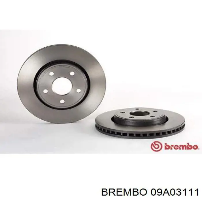 Купити 09A03111 Brembo Ротор гальмівний