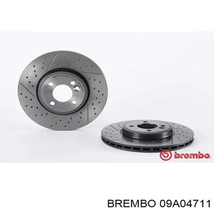 09A04711 Brembo Гальмо дискове переднє
