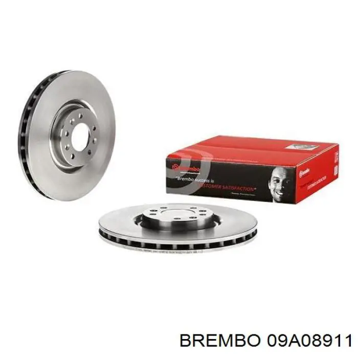09A08911 Brembo диск гальмівний передній