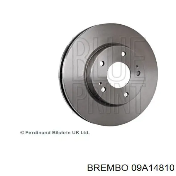 Купити 09A14810 Brembo Ротор гальмівний