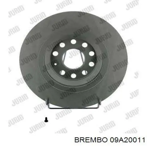 09A20011 Brembo диск гальмівний задній