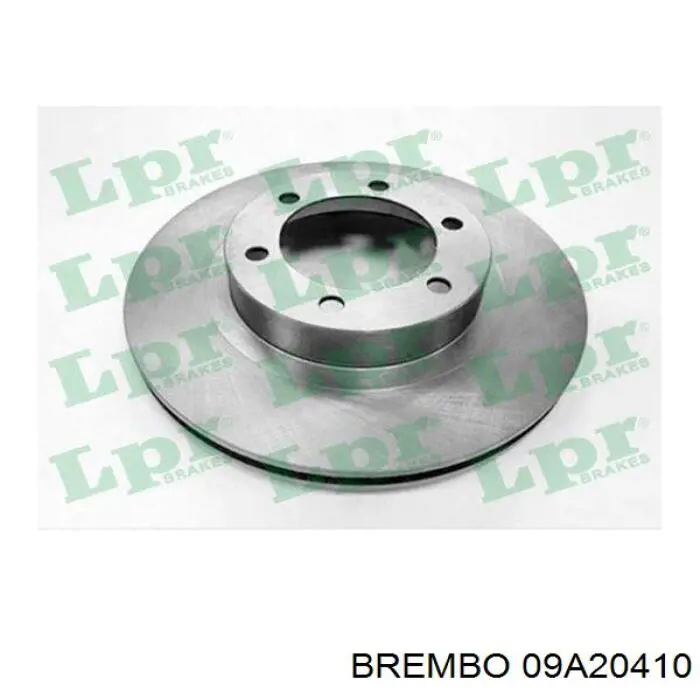 Диск гальмівний передній Brembo 09A20410