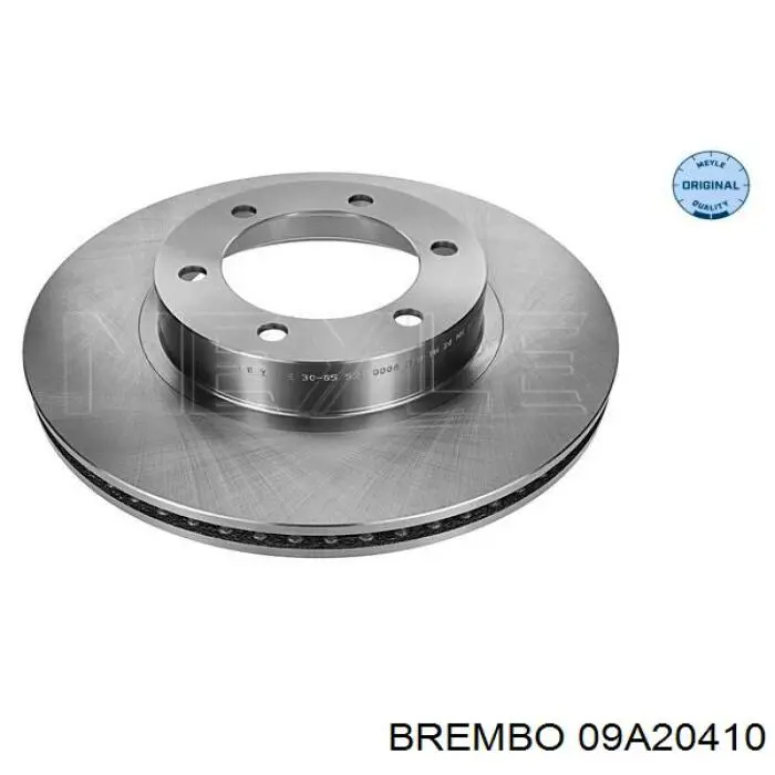 09A20410 Brembo диск гальмівний передній