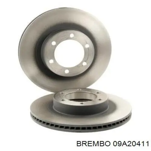 Купити 09A20411 Brembo Ротор гальмівний