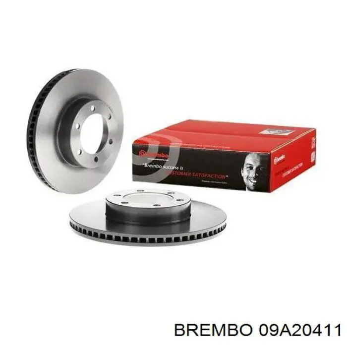 09A20411 Brembo диск гальмівний передній