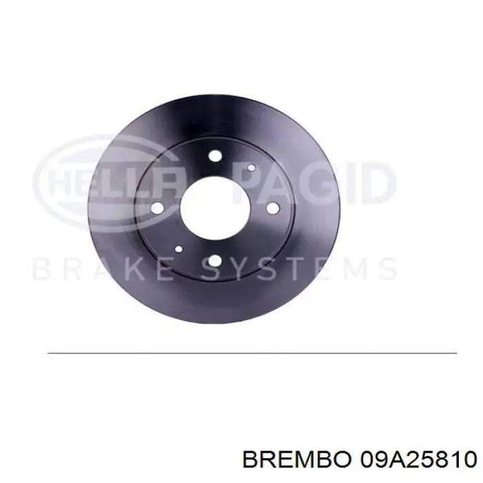 Диск переднього гальма Brembo 09A25810 ціна, від 29.60 USD