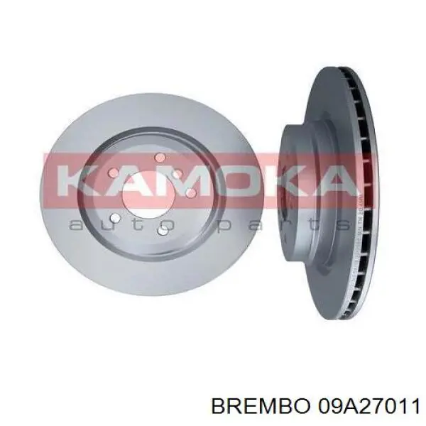 09A27011 Brembo диск гальмівний задній
