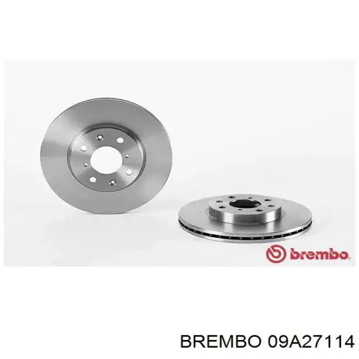 Диск переднього гальма Brembo 09A27114 ціна, від 34.63 USD