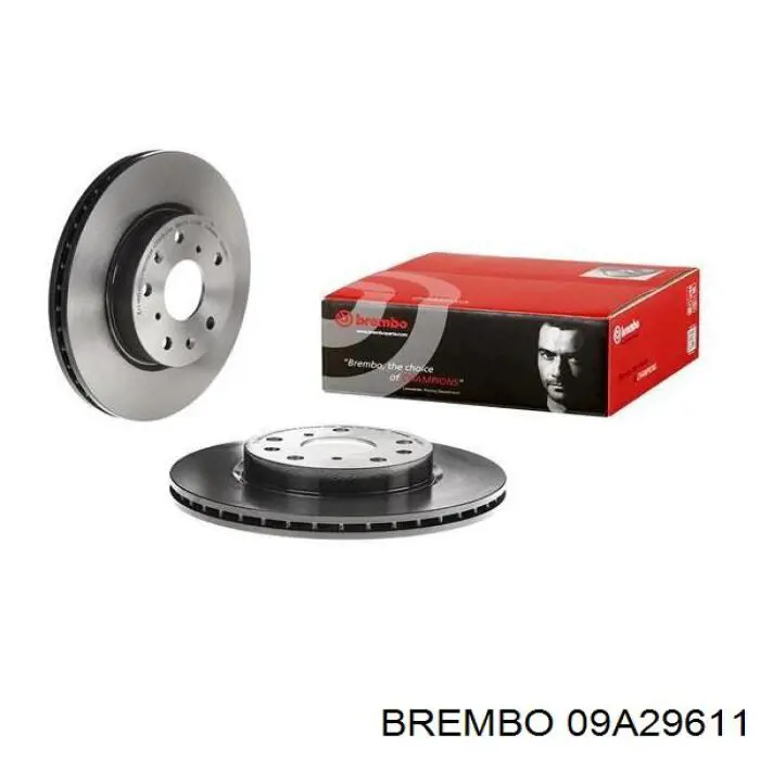 09A29611 Brembo диск гальмівний передній