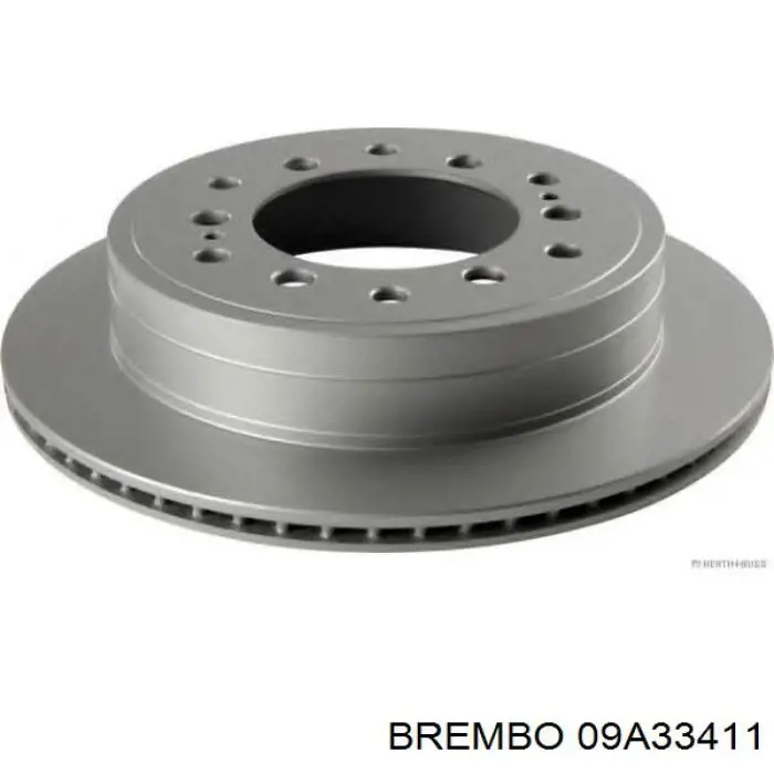 Купити 09A33411 Brembo Диск заднього гальма