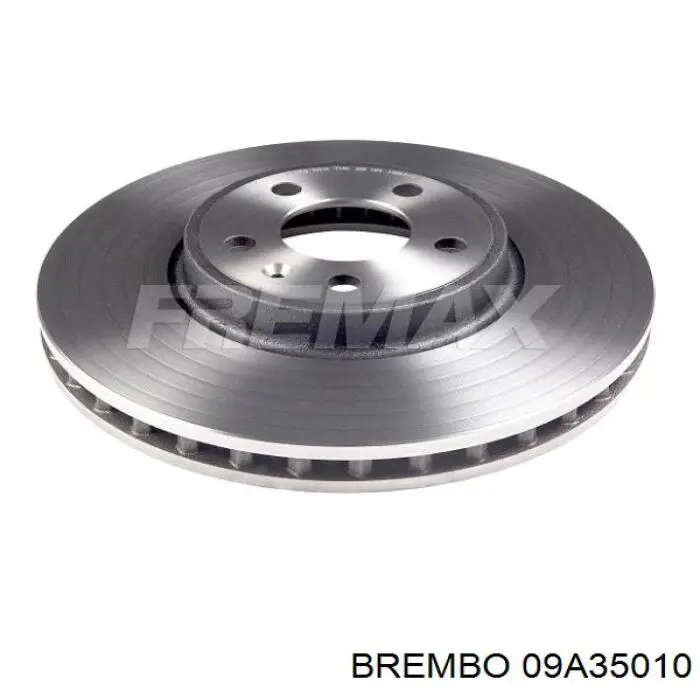 Диск гальмівний передній Brembo 09A35010