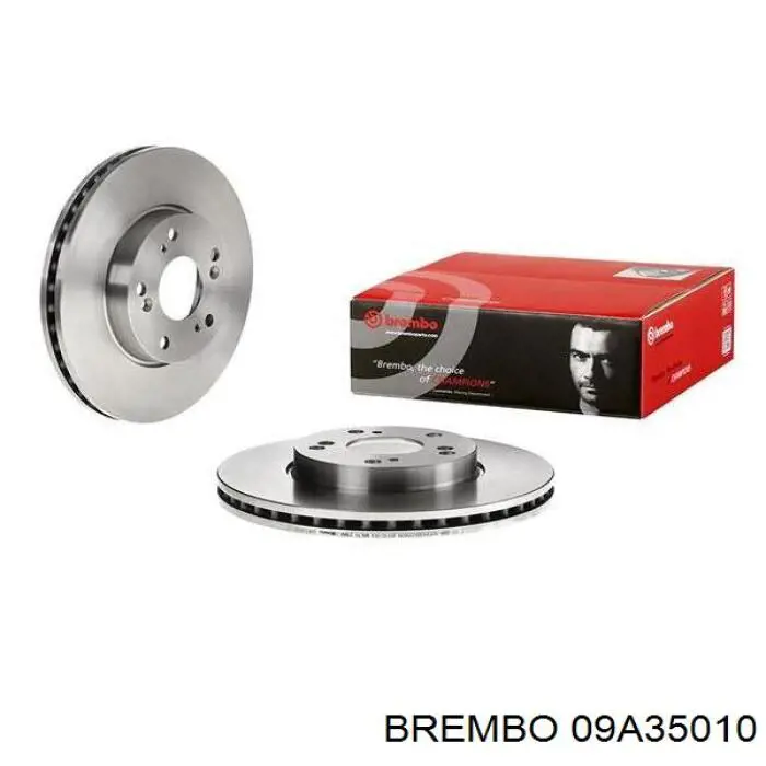 Диск гальмівний передній 09A35010 Brembo