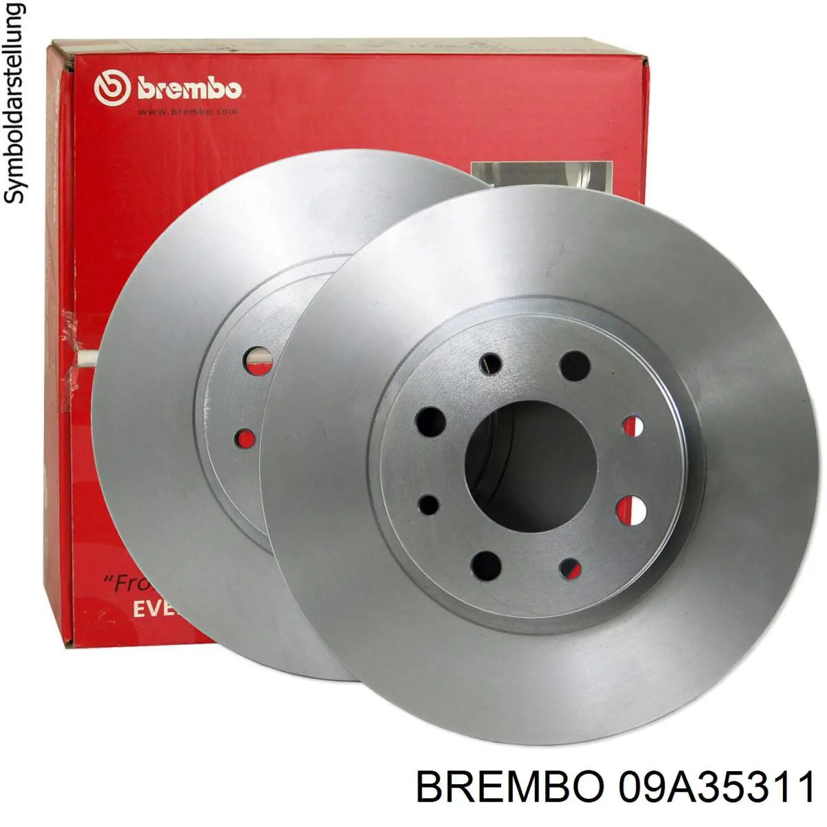09A35311 Brembo диск гальмівний передній