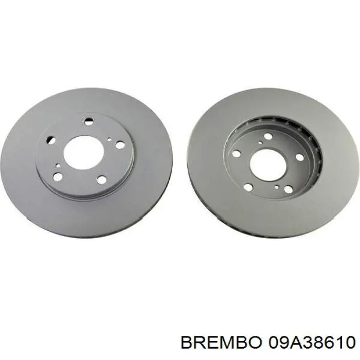 09A38610 Brembo Гальмо дискове переднє