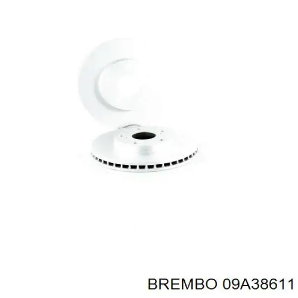 Диск переднього гальма Brembo 09A38611 ціна, від 52.54 USD