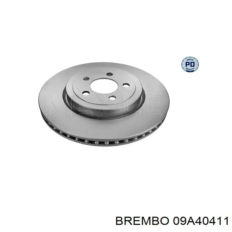 09A40411 Brembo диск гальмівний передній