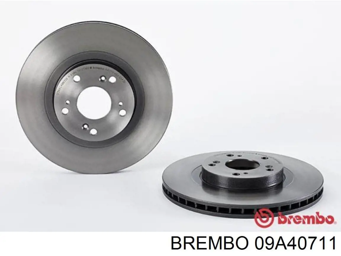 09A40711 Brembo диск гальмівний передній