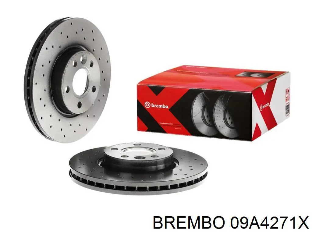 09A4271X Brembo диск гальмівний передній
