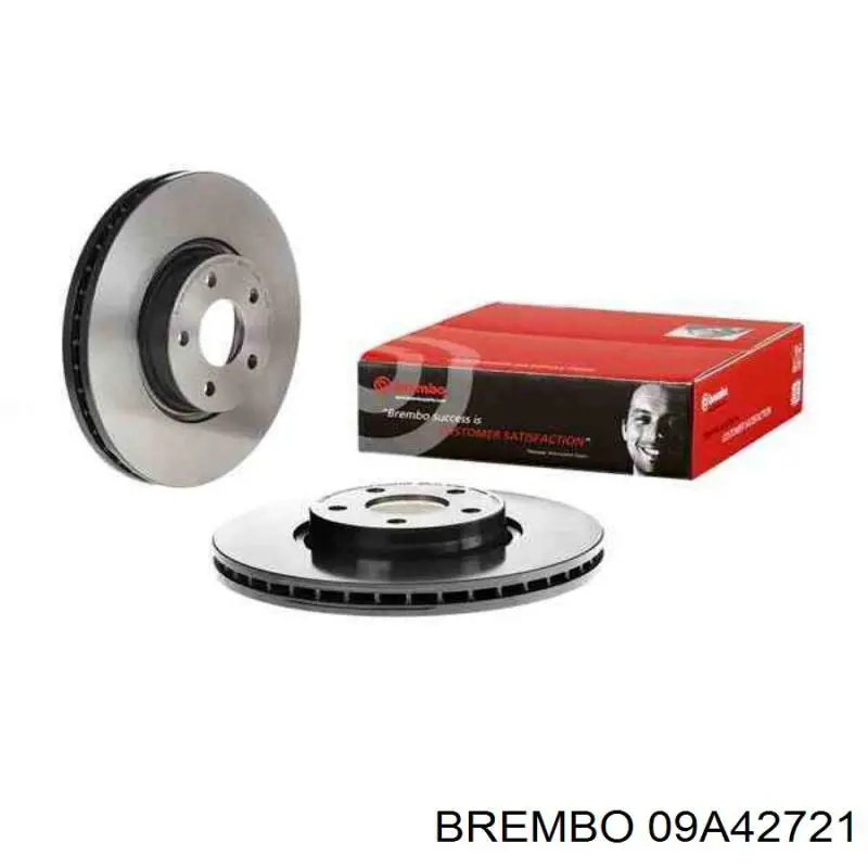 09A42721 Brembo диск гальмівний передній