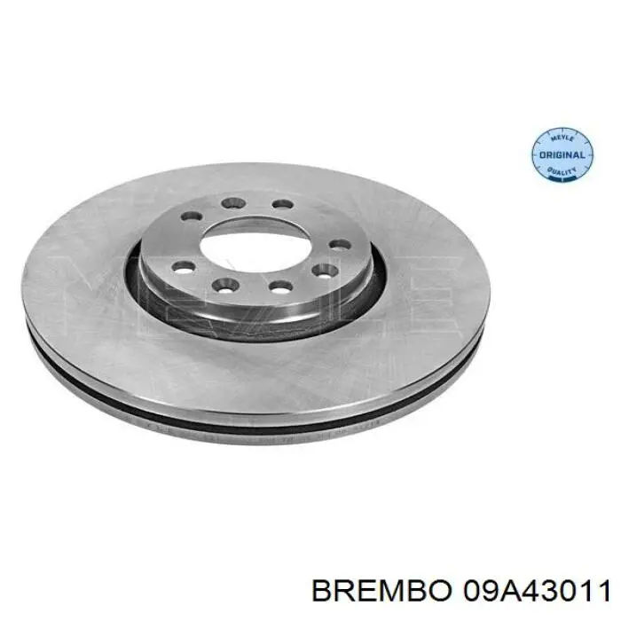 09A43011 Brembo диск гальмівний передній