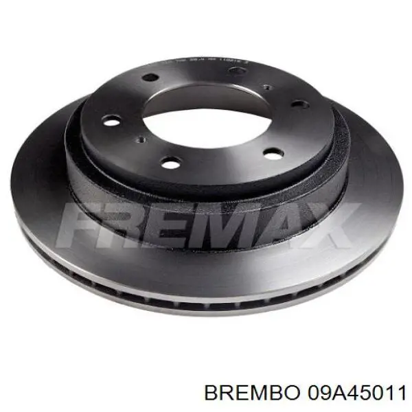 Купити 09A45011 Brembo Диск заднього гальма