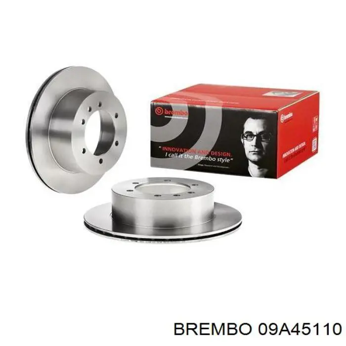 09A45110 Brembo диск гальмівний задній