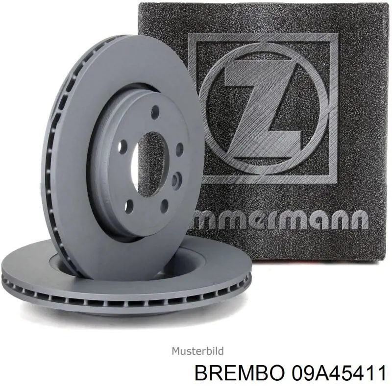 Диск переднього гальма Brembo 09A45411 ціна, від 60.00 USD
