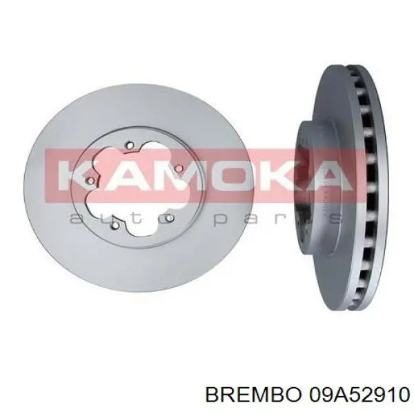 Диск гальмівний передній 09A52910 Brembo