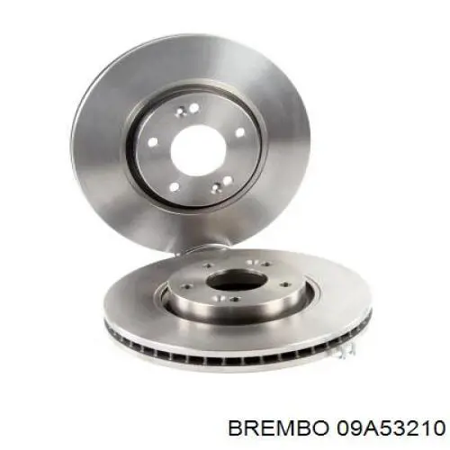 Диск переднього гальма Brembo 09A53210 ціна, від 48.14 USD